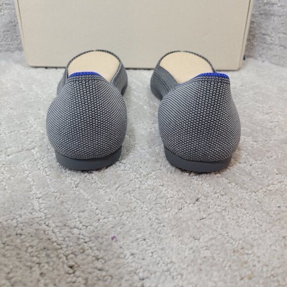 Rothys The Point Cloud Grey Pointed Toe Slip on Flat Shoes Multiple Sizes - Picture 4 of 12